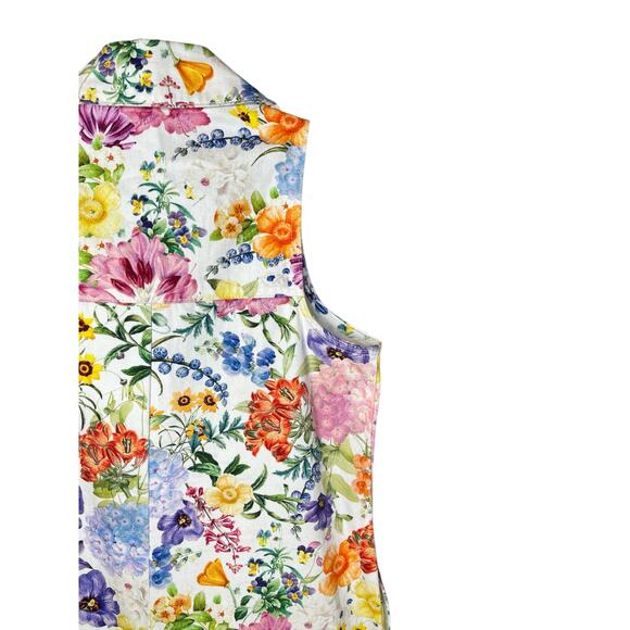 Show Me Your Mumu Blue Reno Denim Romper Shorts Zip Front  Small - Picture 8 of 9